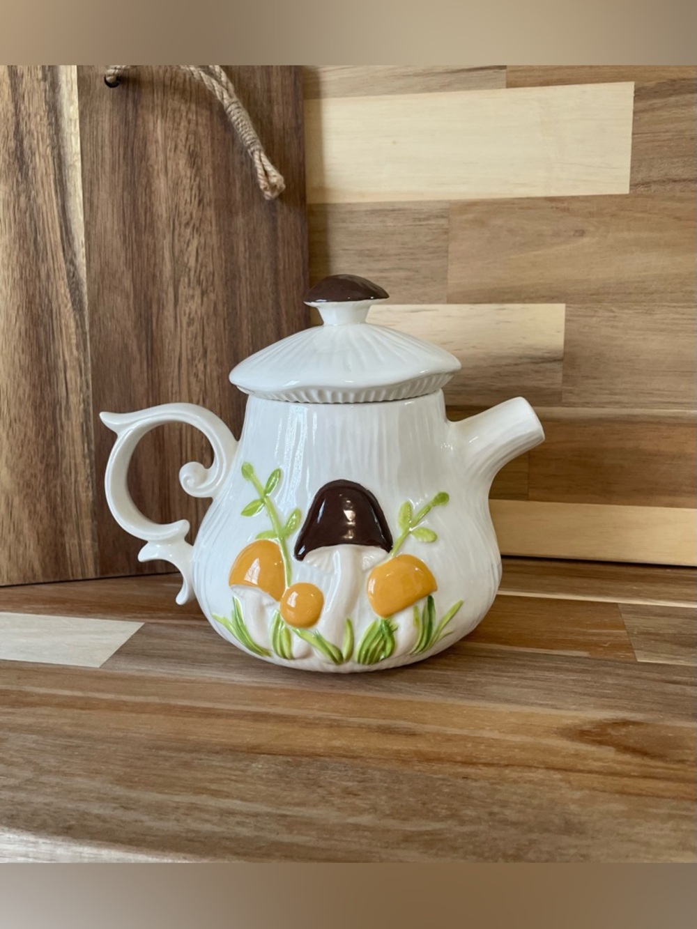 1970's Arnel's Mushroom Ceramic Teapot